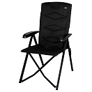 Купить Aktive 63058 многопозиционный складной стул с мягкой обивкой  Black 56x76x109 cm 7ft.ru в интернет магазине Семь Футов