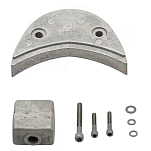 Recmar reckitomcv4-v6zn Комплект цинковых анодов OMC V4 V6 Grey 5x20x27