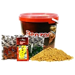 Benzar mix 12048-908 прикормка для белого амура Instant Mix 3kg Green