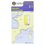 Plastimo 105120511 Banyuls-Port Leucate-Port Vendres Морская карта Blue / White