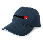 Kruskis GO70199055K029 Кепка Fishing Голубой  Marine Blue