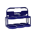 Softee 24142.028.160 Складная сумка-переноска Deluxe Для 6 Бутылки Голубой Blue