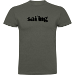 Kruskis CA65500438S285 Футболка с коротким рукавом Word Sailing Зеленый Dark Army Green XL