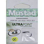 Mustad 59422 Dorada Sargo 505NP BN Крюк Серебристый Black Nickel (10 pcs) 6 