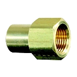 Jr products 342-0730225 Женский соединитель flare к MPT Золотистый Bronze 3/8-1/4´´