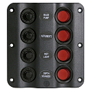 Купить Talamex 14576010 Панель переключения Wave Design 4 Переключатели 12V Желтый Black 7ft.ru в интернет магазине Семь Футов