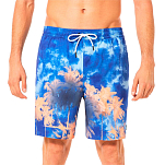 Oakley FOA405399-9YR-XS Плавки Canary Palms RC 18´´ Голубой Palms Clouds Blue XS
