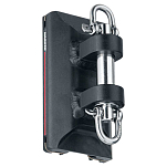 Harken 1645 Midrange Spinnaker Pole Car Forespar Toggle Черный Black / Silver