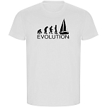Kruskis CA66900601S133 Футболка с коротким рукавом Evolution Sail ECO Белая White 3XL