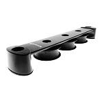 Spinlock T50/3 3 Sheave Deck Organiser 50 Mm Поддержка шкива Черный Black