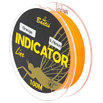 Baetis BAILFO14 Indicator 100 M Нахлыстовая Леска Оранжевый Orange 0.140 mm 