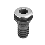 Plastimo 65622 Нейлон. прямой сквозь корпус Grey 1 1/2´´