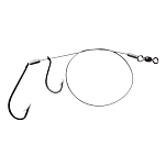 Sele 799200 связанный крючок  Grey 2/0-1/0