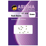 Ashima fishing AHBG Крючки Бусины  Green