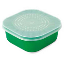 Купить Lineaeffe 6550005 Квадратная коробка для приманок Зеленый Green 0.75 L  7ft.ru в интернет магазине Семь Футов