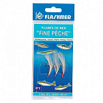Flashmer FP32C Fine Peche Рыболовное Перо 3 крючки Многоцветный Multicolor 2 