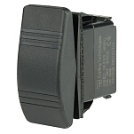 Bep marine 1001804 Однополюсный переключатель SPDT Contura 1/4´´ On-Off-On 20A 15A 12V 24V Серебристый Black