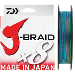Daiwa 12755118 J-Braid 8 300 M Многоцветный  Multicolour 0.180 mm 
