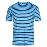 Sea ranch 17-7-329-4089-3XL Футболка с коротким рукавом Ebeltoft Голубой Azure Blue / Sr Navy 3XL