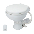 Купить Электрический туалет Johnson Pump Aqua-T Standard Electric Super Compact 80-47626-01 12В 480x345x340мм с центробежным насосом-мацератором белый 7ft.ru в интернет магазине Семь Футов