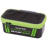 Maver 06118013 Коробка для снастей Superlithium Air Flow M Black / Green 25x13x12 24 x 12 x 10 cm