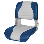 Кресло складное в лодку High Back (Цвет-кресла-NSB Серый/Синий) 75145