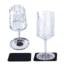 SILWY KO-WI-C-2 Магнитный пластиковый бокал для вина / набор из 2 шт.