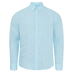 Sea ranch 18-7-283-4094-L Рубашка с длинным рукавом Hyeres Голубой Aqua Blue L