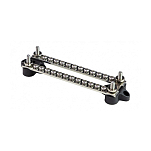 Колодка распределительная Yih Sean BF426C12P 24 контакта 178х46х36мм до 48В до 150А двойная электромонтажная с защитной крышкой