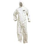 Trac outdoors 50-93117 Поли одноразовый комбинезон с капюшоном Белая White L 