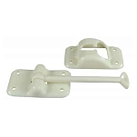 Jr products 342-10424 пластиковый дверной стопор T Style Серебристый Colonial White 88.90 mm