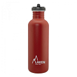Laken BSF100RO Нержавеющая сталь Basic Flow бутылка 1L Бесцветный Red