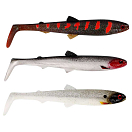 Купить Westin P181-019-136 BullTeez Shadtail Мягкая приманка 180 mm 53g Серебристый Baltic Pike 7ft.ru в интернет магазине Семь Футов