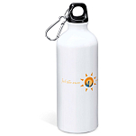 Kruskis MD4049S101C227 Feel The Sun 800ml Алюминиевая бутылка Белая White