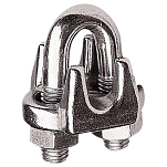 Plastimo 13974 Зажим для троса Серебристый 2 Units 8 mm 