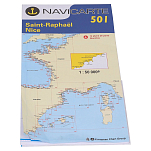 Plastimo 105120501 Saint Raphaël-Nice-Lérins Islands Морская карта Blue / White