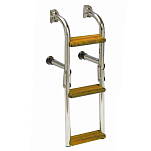 Forniture nautiche italiane 3030303 Надувные лодки 3 Ступенчатая лестница Silver 80 x 20 cm 