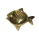 Купить Пепельница из полированной латуни «Рыба» Foresti & Suardi 702.L  7ft.ru в интернет магазине Семь Футов