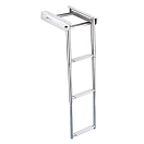 Купить Trem MR410004 4 Ступени Телескопическая лестница из нержавеющей стали Grey 31.5 x 39.4-114.5 cm 7ft.ru в интернет магазине Семь Футов
