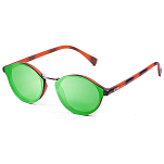 Ocean sunglasses 10308.1 поляризованные солнцезащитные очки Loiret Matte Brown Strips Green Revo Flat/CAT3