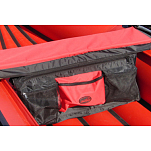 Сумка под сиденье Badger Bag-seat-105 105см цвет красный/черный с мягкой основой из пенки для ПВХ лодок 420-430см