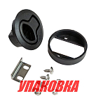 Ручка для люка врезная, утапливаемая, черная, 61мм (упаковка из 10 шт.) Marine Rocket MR12065_pkg_10