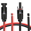 SEATEC Комплект кабелей для подключения солнечной батареи MC4 / MC4 «папа-мама» с открытыми концами / 1 метр / Сечение провода: 6 мм²