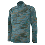 SAXX Underwear SXLZ38.BSC.M Базовый слой с длинным рукавом Viewfinder Голубой Blue Up In Smoke Camo M