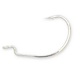 Fiiish BM156 Black Minnow Krog Premium VMC Техасский Крюк 4 единицы измерения Серебристый Silver 4 