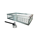 Купить Eurohunt 560627 Задний багажник с складным быстросъемным соединением Silver 89x58.5x20 cm Hunt 7ft.ru в интернет магазине Семь Футов