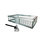 Eurohunt 560627 Задний багажник с складным быстросъемным соединением Silver 89x58.5x20 cm Hunt