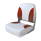 Купить Сиденье мягкое складное Classic Low Back Seat, серо-красное Newstarmarine 75102GR 7ft.ru в интернет магазине Семь Футов