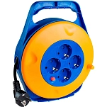 Solera 20018 Кабельный барабан H05VV-F 3G1 4 вилки 10 m Оранжевый Blue / Orange  Techinn