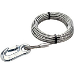 Seachoice 50-51171 Galvanized Winch Cable Белая  7.5 m 2800 Lbs 